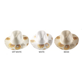 Floral-Printed Wide-Brim Hat Collection - Model FH395-P