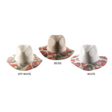 Floral Print Fedora Hat Collection - Model FH506-P