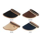 Embroidered Band Woven Visor Collection - Model FH282