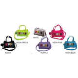 "KISS" Handbag with Glitter Details - B314-KISS