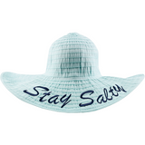 Wide-Brim Hat with Playful Script - Model YD164