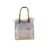 Multi Summer Canvas Tote Bag - B300-MULTI SUMMER