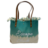 Dip-Dye Ombre "Escape Mode" Canvas Tote Bag - B300-ESCAPE MODE